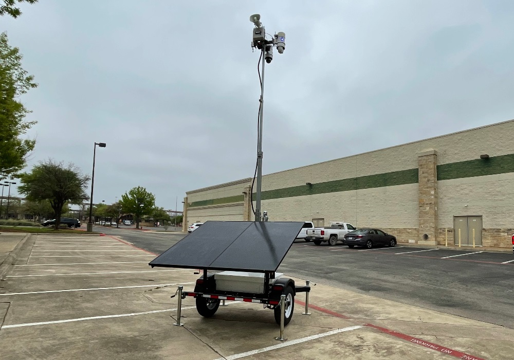 Solar Surveillance Trailer at Manufacturing Site - Header