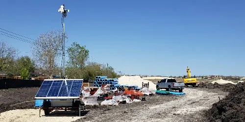 Mobile Surveillance Trailer Jobsite - Wide Thumb