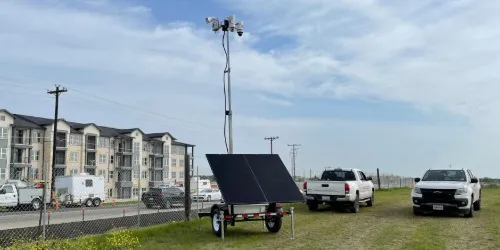 Solar Security Trailer Residential Jobsite - Wide Thumbnail