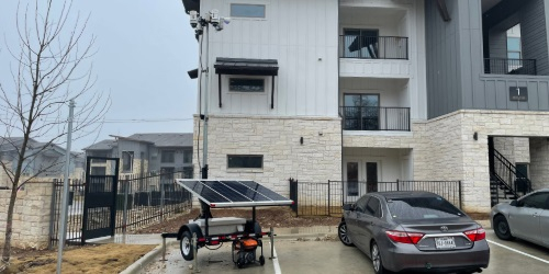 Solar Trailer at Residential Property - Wide Thumb