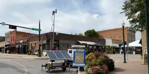 Blog Thumbnail Wide Trailer on the street corner helping law enforcement at an Oktoberfest Event