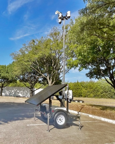 Solar Trailer Deployed in Parking Bay - Thumb