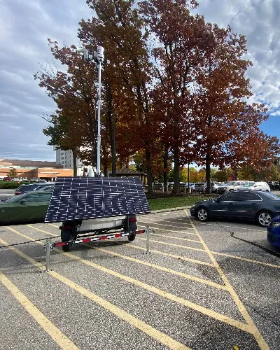 Mobile Trailer at Parking Lot - Thumb