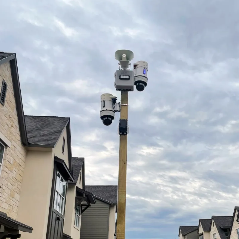 WCCTV Pole Cameras Deployed at Construction Jobsite