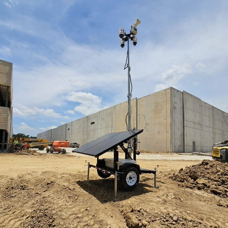 Jobsite Security Monitoring Trailer