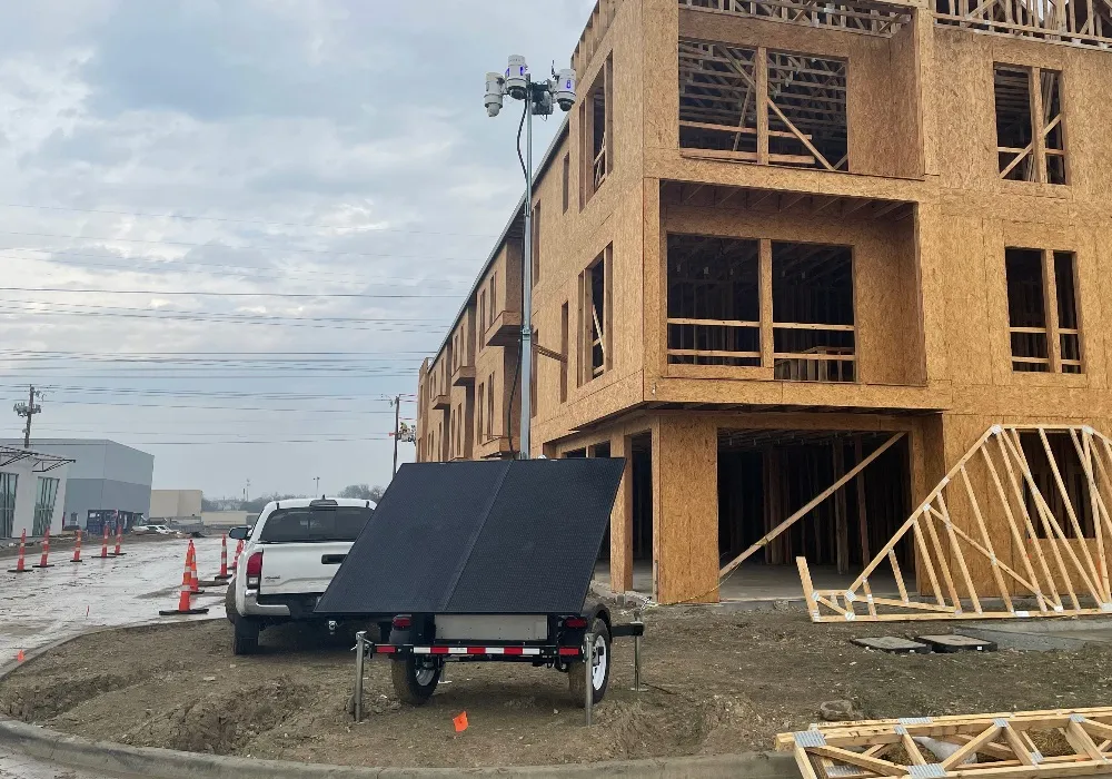 Solar Surveillance Trailer for Construction - Header