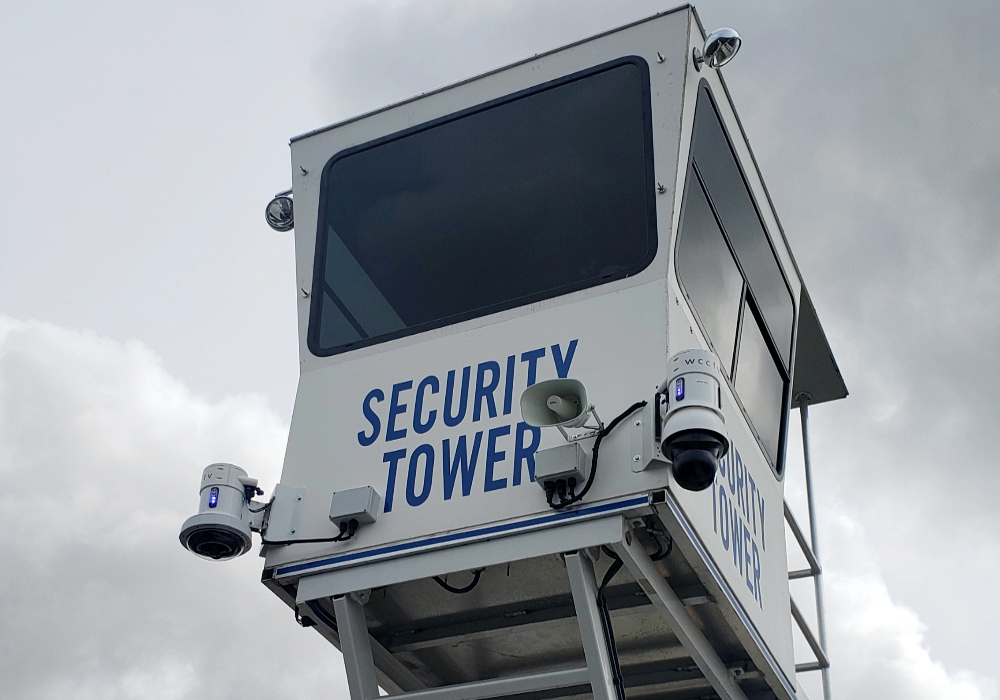 Police Sky Tower with Pole Cameras