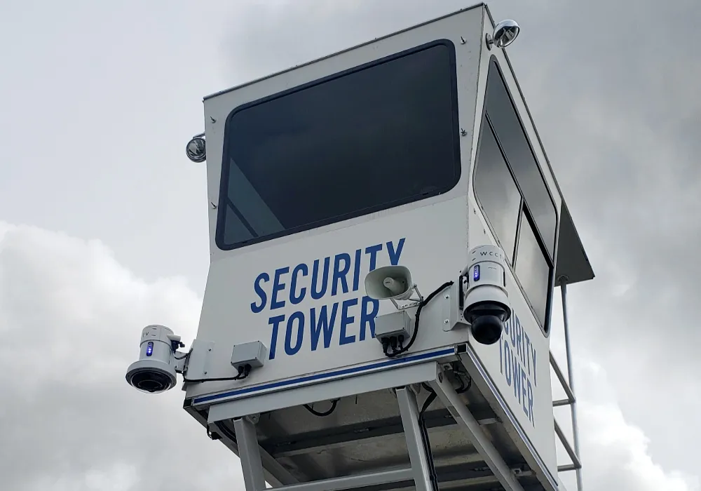 Police Sky Tower with Pole Cameras