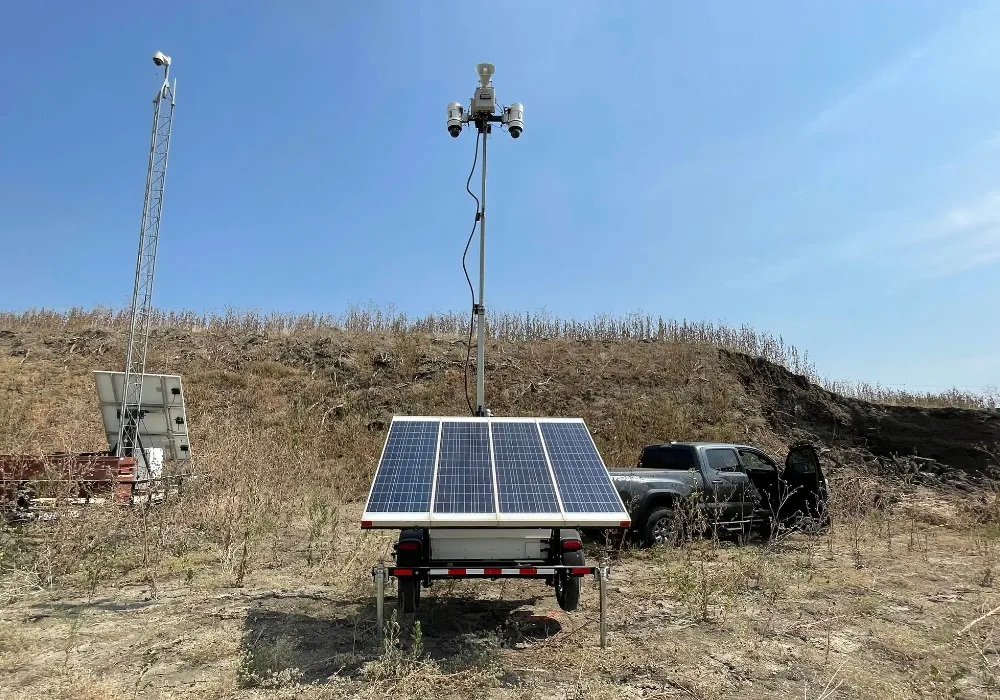 WCCTV Solar Trailer at Worksite - Header