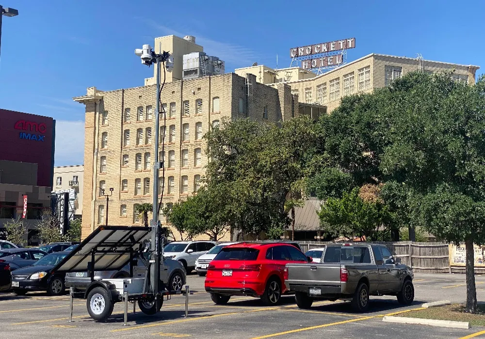 LotGuard Trailer at Hotel Parking Lot - Header