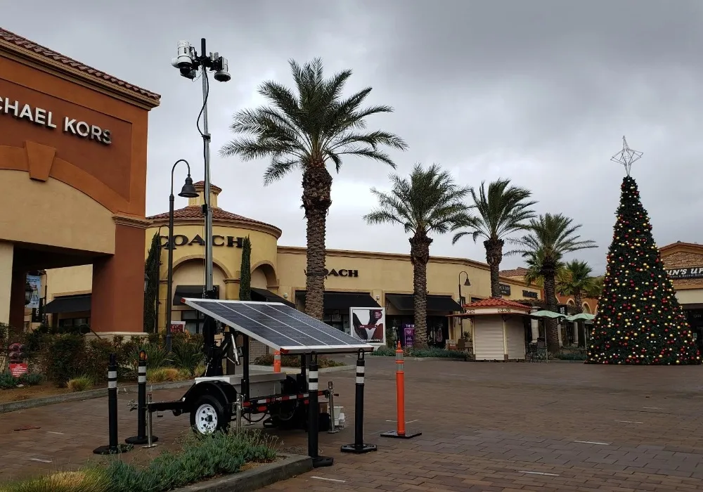 LotGuard Trailer at Retail Parking Lot - Header