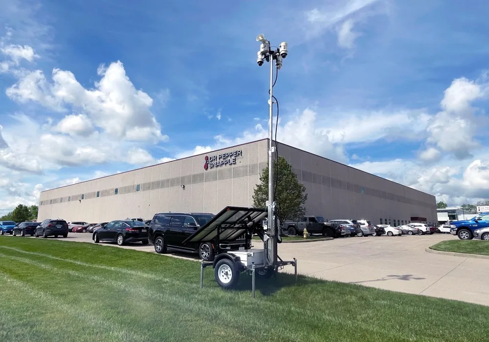 LotGuard Pro Mobile Surveillance Unit at Dr Pepper