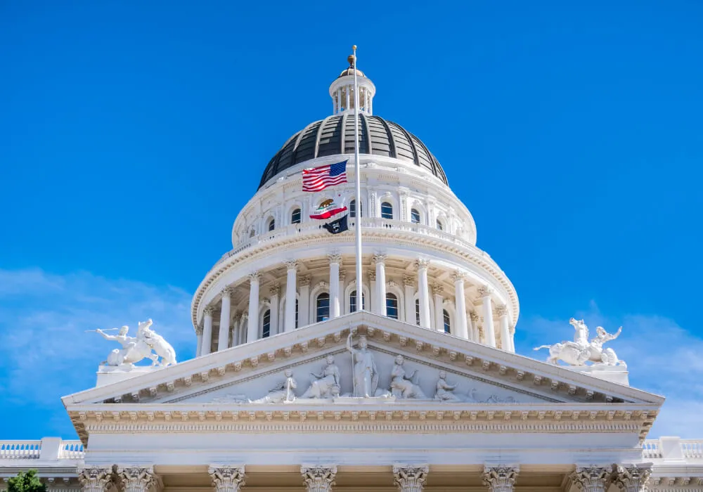 California State Capital Building Header