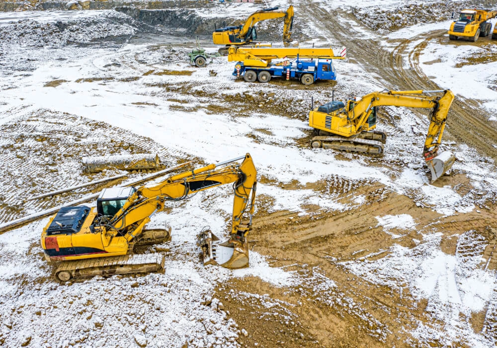 Header - Winter Construction site