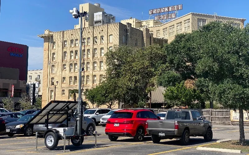 LotGuard Unit in Parking Lot