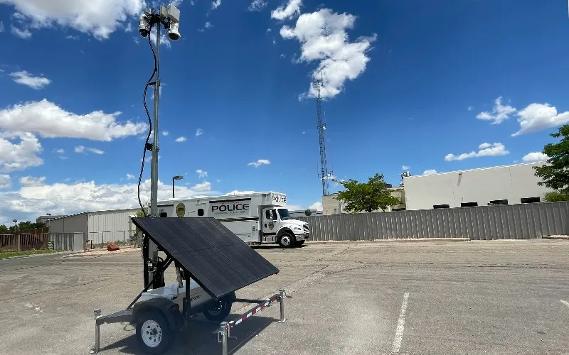 Mobile Surveillance Trailer for Law Enforcement