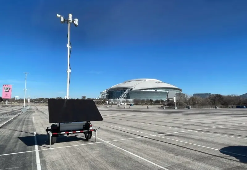 WCCTV Surveillance Trailer at ATT Stadium